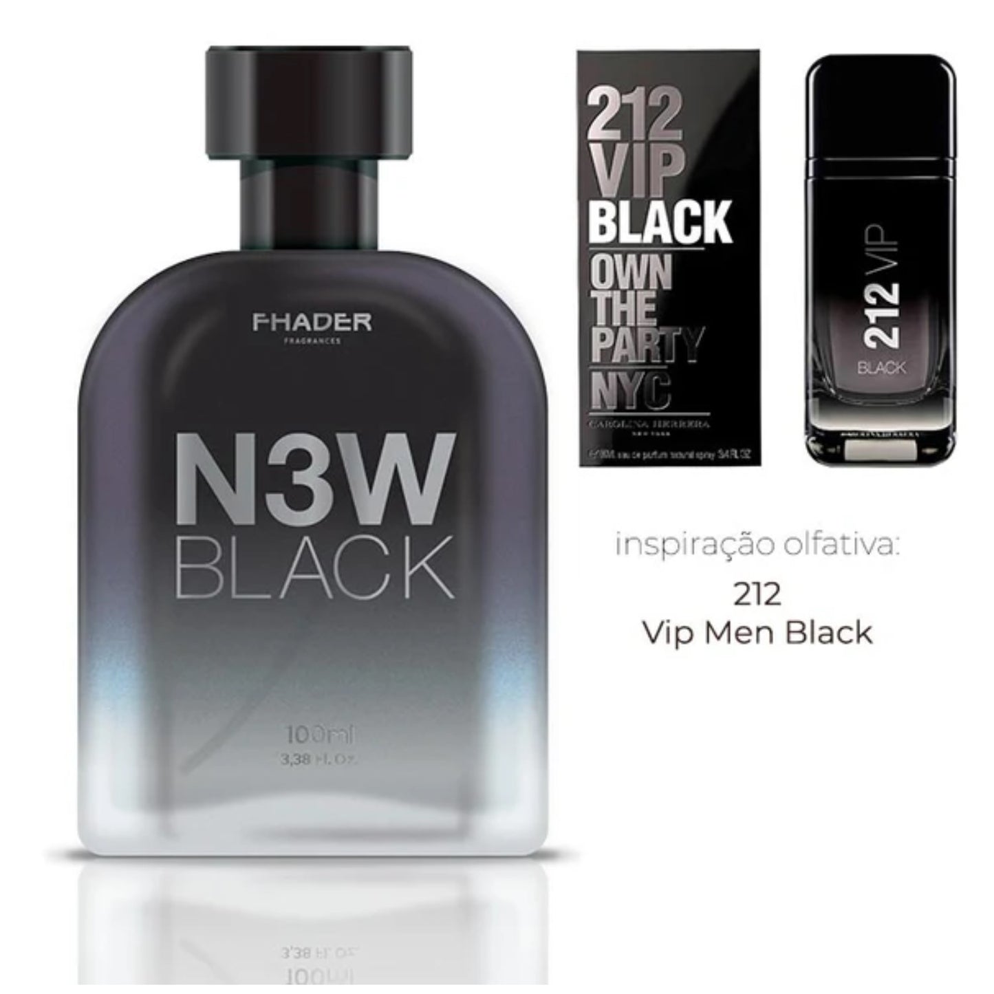 N3W Black Eau de Parfum Masculino - FHADER