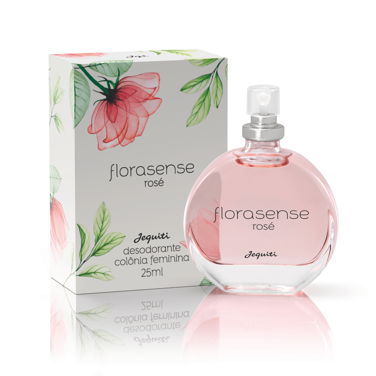 Florasense Rose Desodorante Colônia Feminina 25 ml - Jequiti
