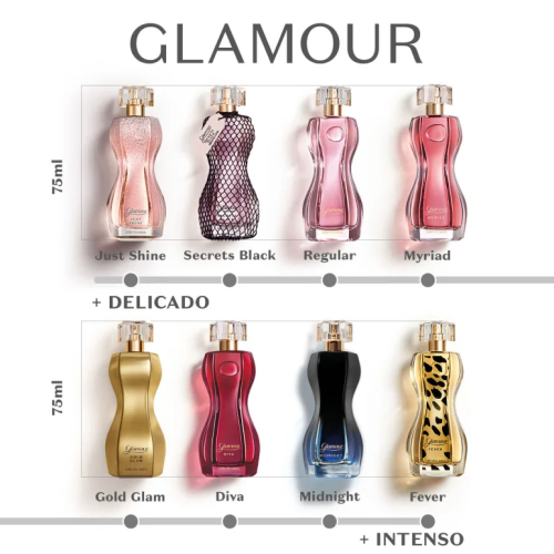 Glamour Gold Glam Colônia Desodorante