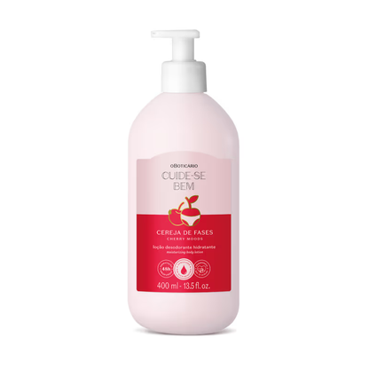 Cuide-se Bem Loção Hidratante Corporal Cereja De Fases 400ml - O Boticário
