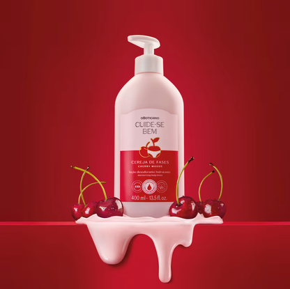 Cuide-se Bem Loção Hidratante Corporal Cereja De Fases 400ml - O Boticário