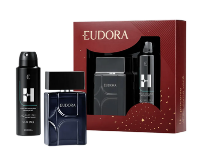 Kit Eudora H Desodorante Colônia + Desodorante Antitranspirante Aerossol - Eudora