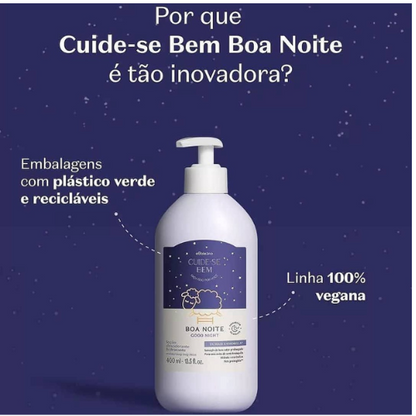 Refil Loção Hidratante Desodorante Corporal Cuide-se Bem Boa Noite 400ml