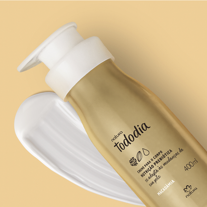 Creme  Nutritivo para o Corpo Tododia Macadâmia 400ml - Natura