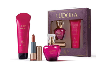 Kit Kiss Me Rosa Marcante (3 Itens) - Eudora