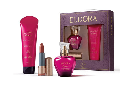 Kit Kiss Me Rosa Marcante (3 Itens) - Eudora