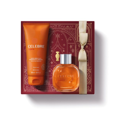 Kit Presente Celebre Agora Feminino Desodorante Colônia 100ml + Hidratante Corporal 200ml - oBoticário