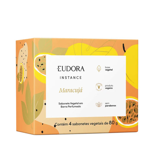 Instance Sabonete em Barra Vegetal Perfumado Maracuja 4x80g - Eudora