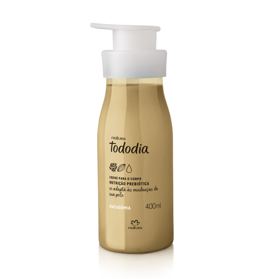 Creme  Nutritivo para o Corpo Tododia Macadâmia 400ml - Natura