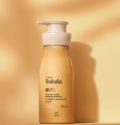 Creme  Nutritivo para o Corpo Tododia Macadâmia 400ml - Natura