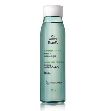 Tododia Shampoo Hidratante Maçã Verde e Aloe Vera 300 ml - Natura