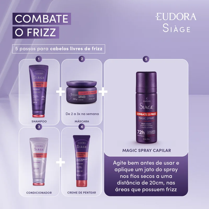 Magic Spray Capilar Siàge Combate o Frizz 30g - Eudora