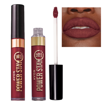 Power Stay Batom Líquido Matte 16h Avon