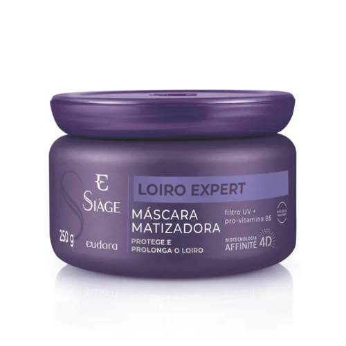 Máscara Capilar Matizadora Siàge Loiro Expert 250g - Eudora
