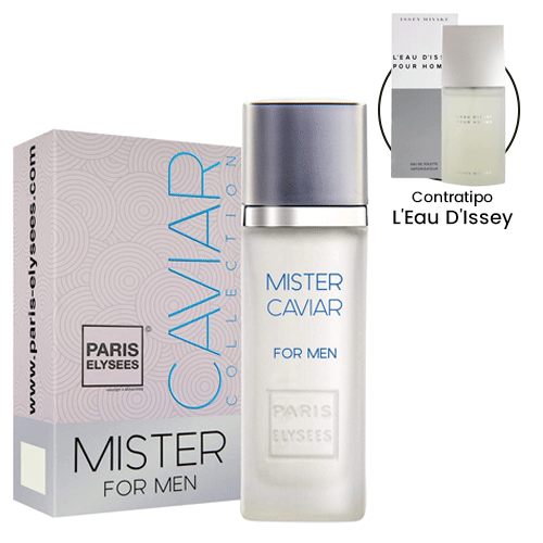 Mister Caviar Eau de Toilette Masculino 100ml - Paris Elysees
