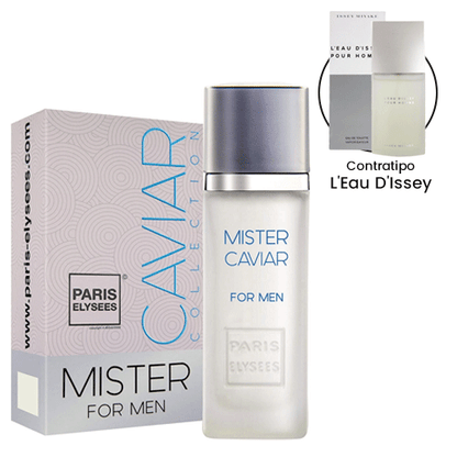 Mister Caviar Eau de Toilette Masculino 100ml - Paris Elysees