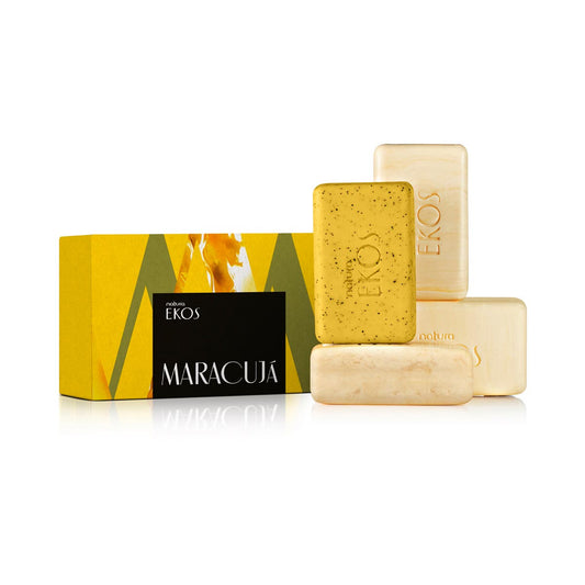 Sabonete em Barra Puro Vegetal Cremoso e Esfoliante Ekos Maracujá 100g - Natura