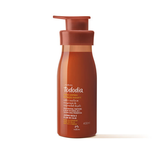 Creme Corporal Nutrição Radiante Tododia Jambo Rosa e Flor de Caju 400ml