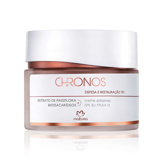 Chronos Creme Antissinais Restauração e Cuidado 70+ Dia  40g - Natura