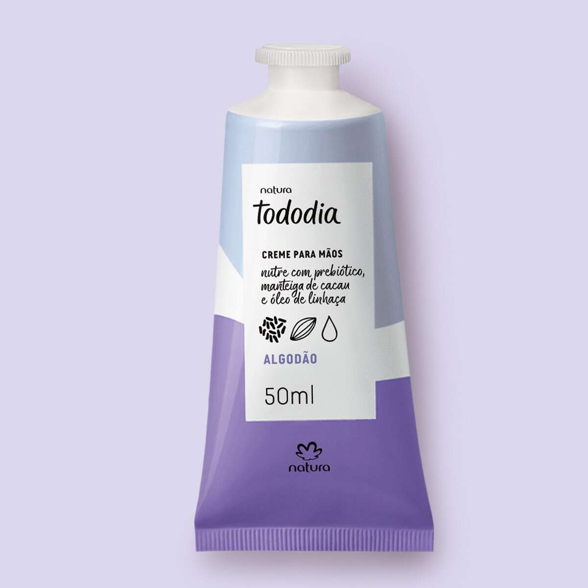 Creme Nutritivo para as Mãos Tododia Algodão 50ml - Natura