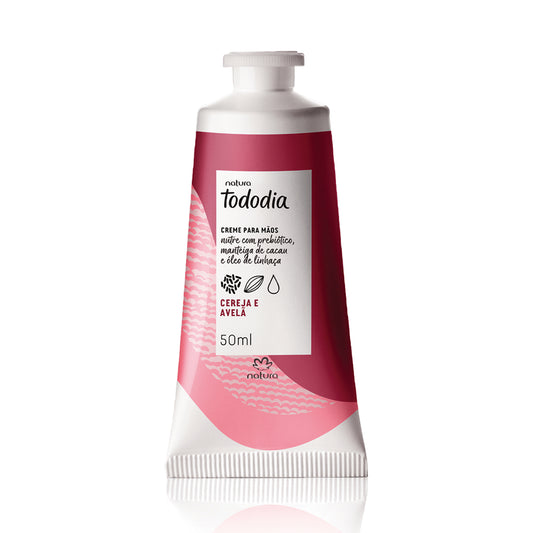 Creme Nutritivo para as Mãos Cereja e Avelã Tododia 50ml - Natura