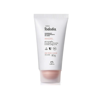 Desodorante em Creme Invisível Tododia Noz Pecã e Cacau 80g - Natura