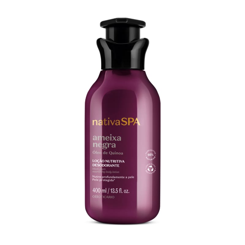 Loção Hidratante Corporal Nativa Spa Ameixa Negra 400ml - o Boticário