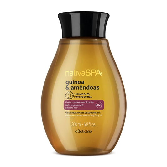 Óleo Desodorante Hidratante Corporal Nativa SPA Quinoa & Amêndoas 200ml - o Boticário