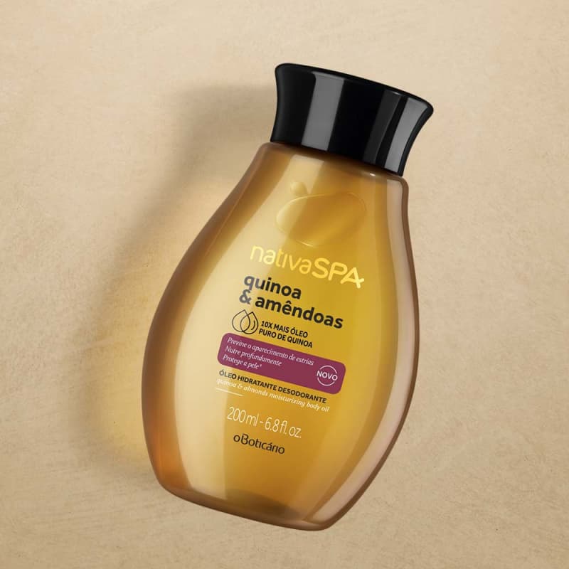 Óleo Desodorante Hidratante Corporal Nativa SPA Quinoa & Amêndoas 200ml - o Boticário