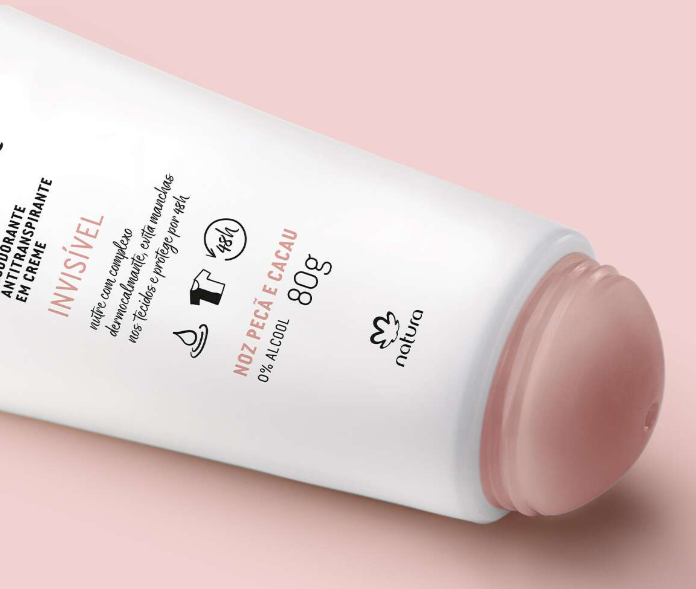 Desodorante em Creme Invisível Tododia Noz Pecã e Cacau 80g - Natura