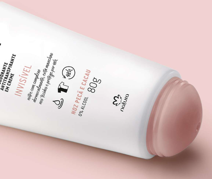 Desodorante em Creme Invisível Tododia Noz Pecã e Cacau 80g - Natura