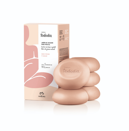 Sabonete em Barra Puro Vegetal Tododia (5 unidades) - Natura