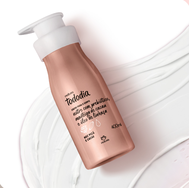 Creme Desodorante Nutritivo para o Corpo Tododia Noz Pecã e Cacau 400ml - Natura