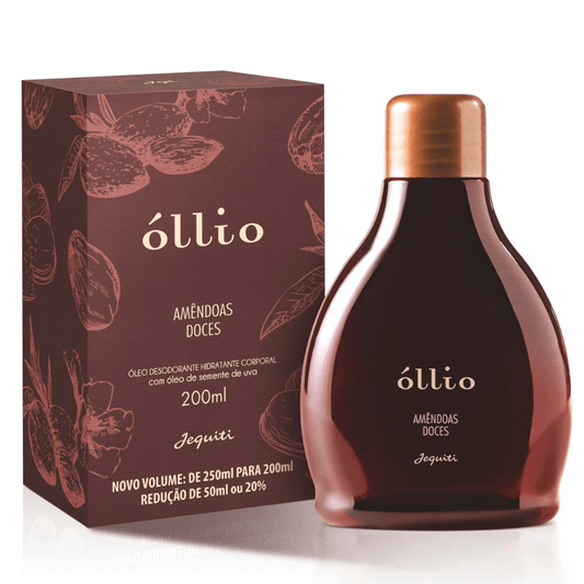 Óleo Desodorante Hidratante Corporal Óllio Fascinante Amêndoas Doces Jequiti 200ml