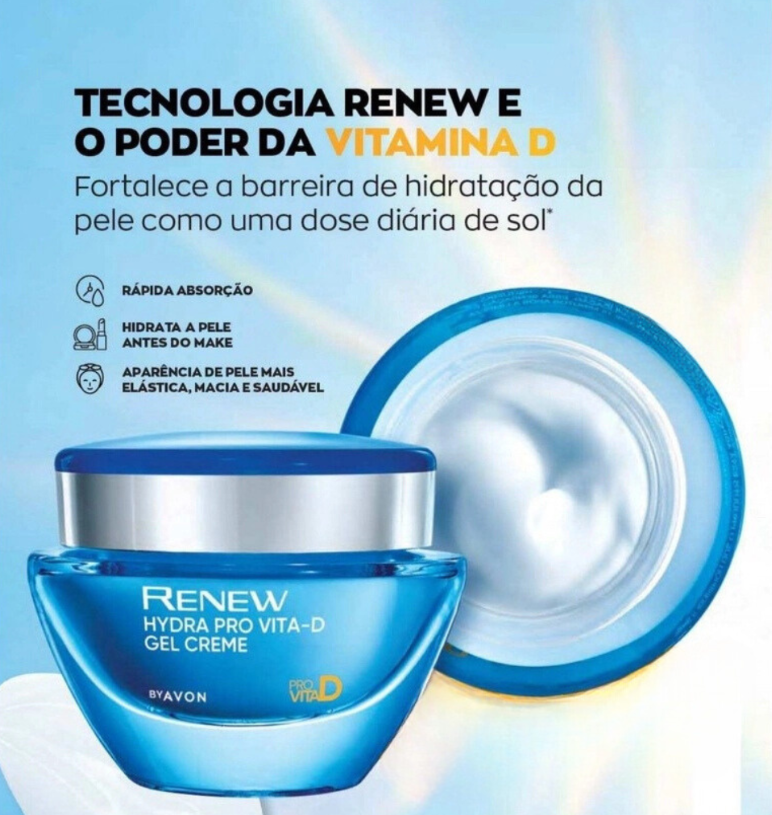 RENEW GEL CREME RENEW HYDRA PRO VITA-D 50G - AVON