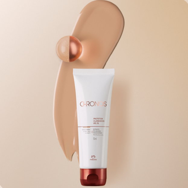 Protetor Multiclareador FPS 70 Chronos Derma 50ml - Natura