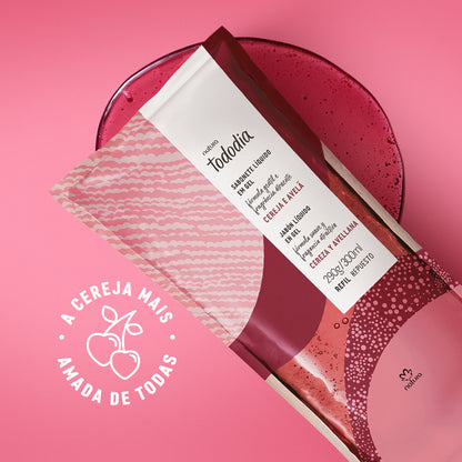 Refil Sabonete Líquido em Gel Tododia Cereja e Avelã 300ml - Natura