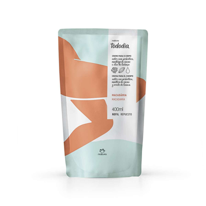 Refil Hidratante Corporal Tododia Macadâmia