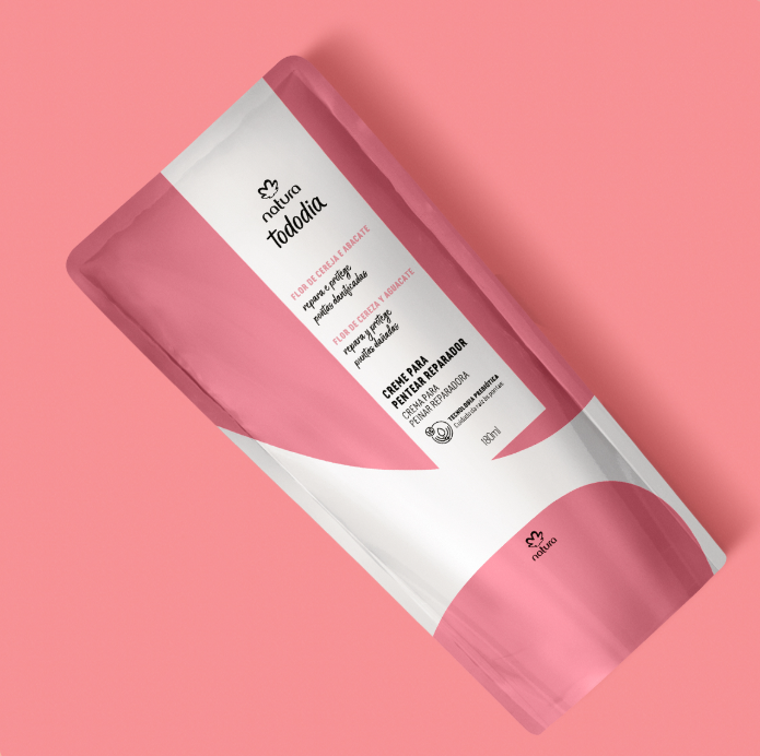 Tododia REFIL Creme para Pentear Reparador  Flor de Cereja e Abacate 180ml - Natura