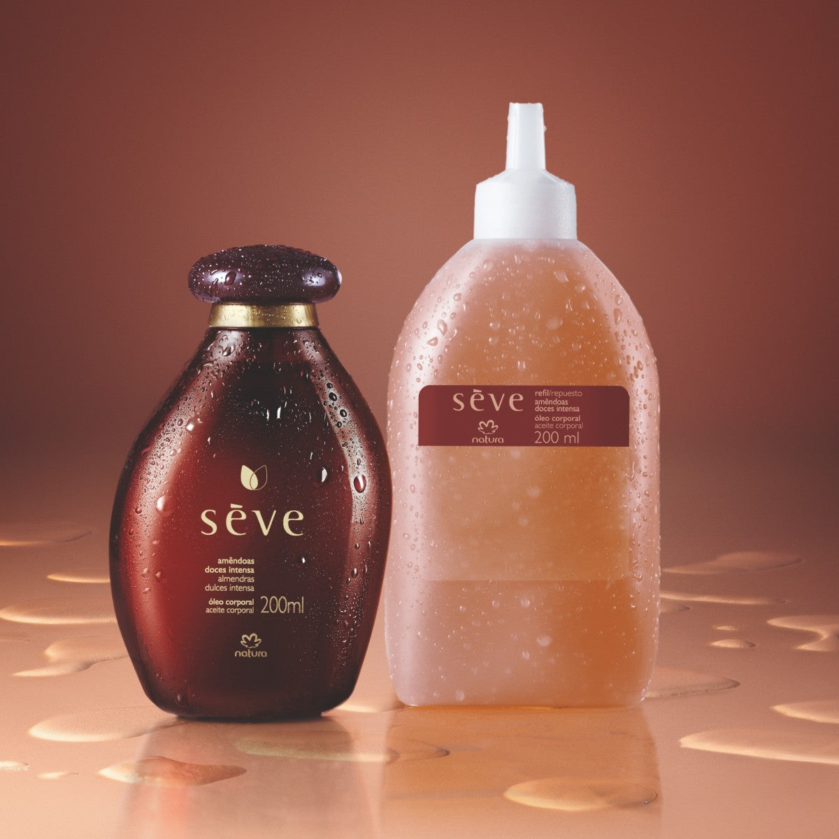 Refil Seve Óleo Amêndoas Doces Intensa 200ml - Natura