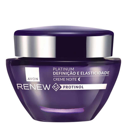 Combo Renew Platinum Creme Dia + Creme Noite 55+ com Protinol 50g– Avon