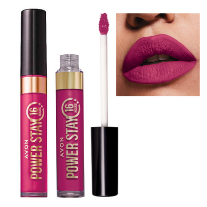 Power Stay Batom Líquido Matte 16h Avon