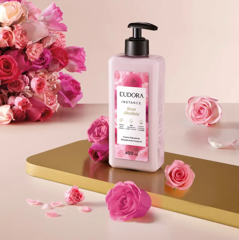 Creme Hidratante Corporal Instance Rosa Absoluta 400ml - Eudora