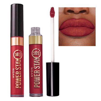 Power Stay Batom Líquido Matte 16h Avon