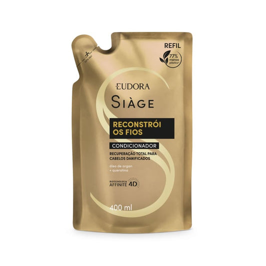 Refil Condicionador Siàge Reconstrói os Fios 400ml - Eudora