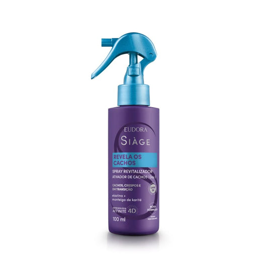 Spray Capilar Revitalizador Siàge Revela Os Cachos 100ml - Eudora