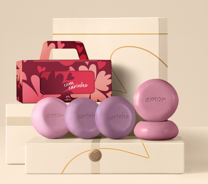 Presente Tododia Sabonetes Sortidos Amor e Carinho 90g - Natura