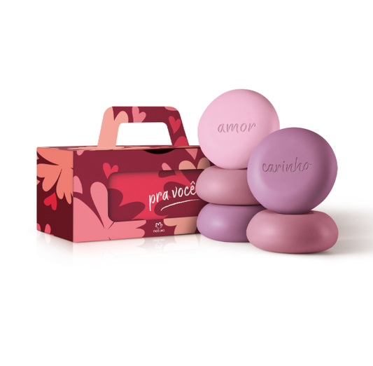 Presente Tododia Sabonetes Sortidos Amor e Carinho 90g - Natura