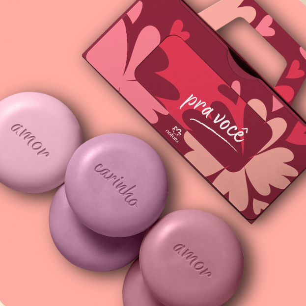 Presente Tododia Sabonetes Sortidos Amor e Carinho 90g - Natura