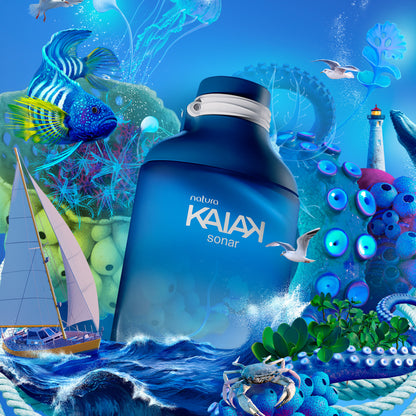 Kaiak Sonar Masculino 100ml - Natura